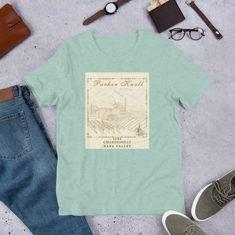 Parker Knoll Chardonnay Vineyard Napa Valley Unisex Tee by EraofInk