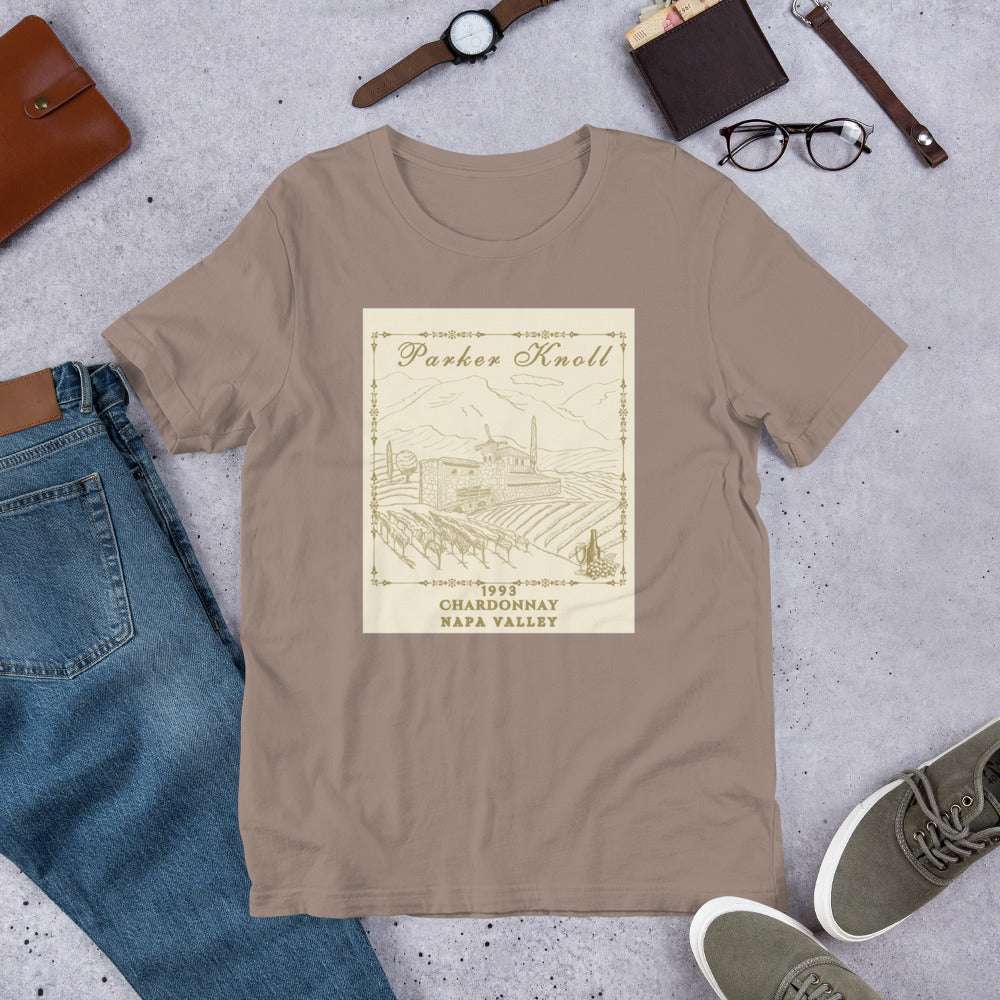 Parker Knoll Chardonnay Vineyard Napa Valley Unisex Tee by EraofInk