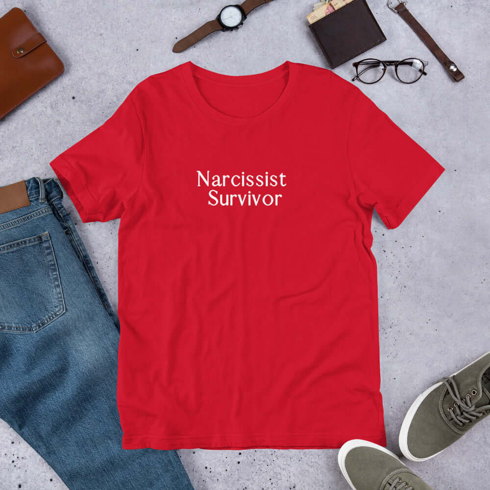 Narcissist Survivor Unisex Tee by RecreatingKrista