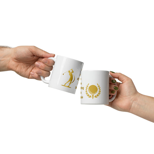 Golf Coffee Mug - I'm a Pro at Getting it in the Hole by EraofInk