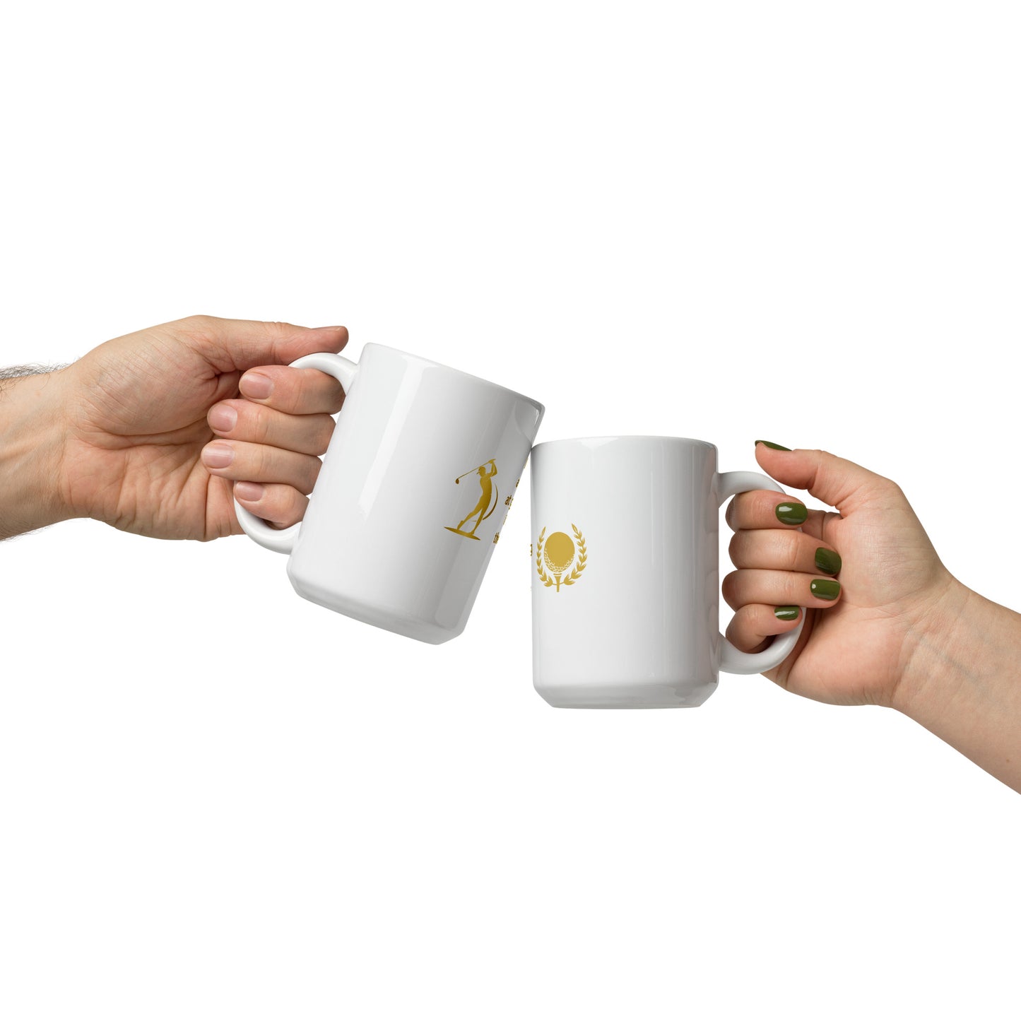 Golf Coffee Mug - I'm a Pro at Getting it in the Hole White Glossy Mug by EraofInk