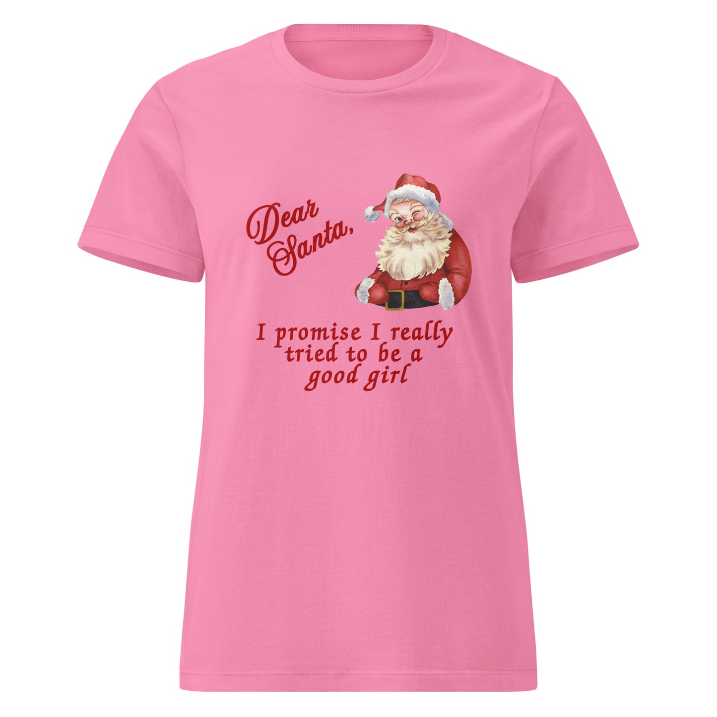 Dear Santa, I Tried Women’s SoftStyle Tee - I Really Tried to be a Good Girl by RecreatingKrista