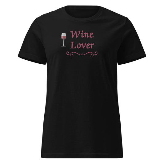 Wine Lover Women’s SoftStyle Tee by EraofInk