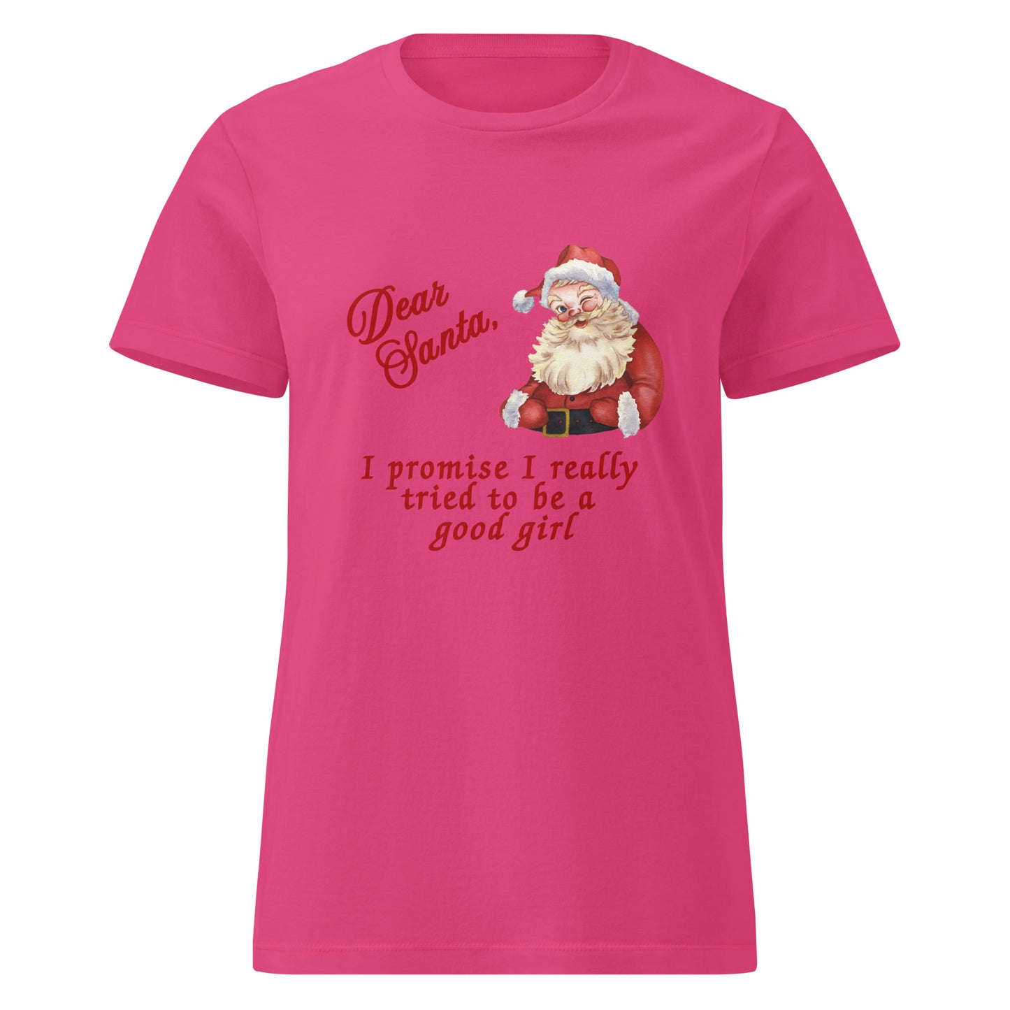 Dear Santa, I Tried Women’s SoftStyle Tee - I Really Tried to be a Good Girl by RecreatingKrista