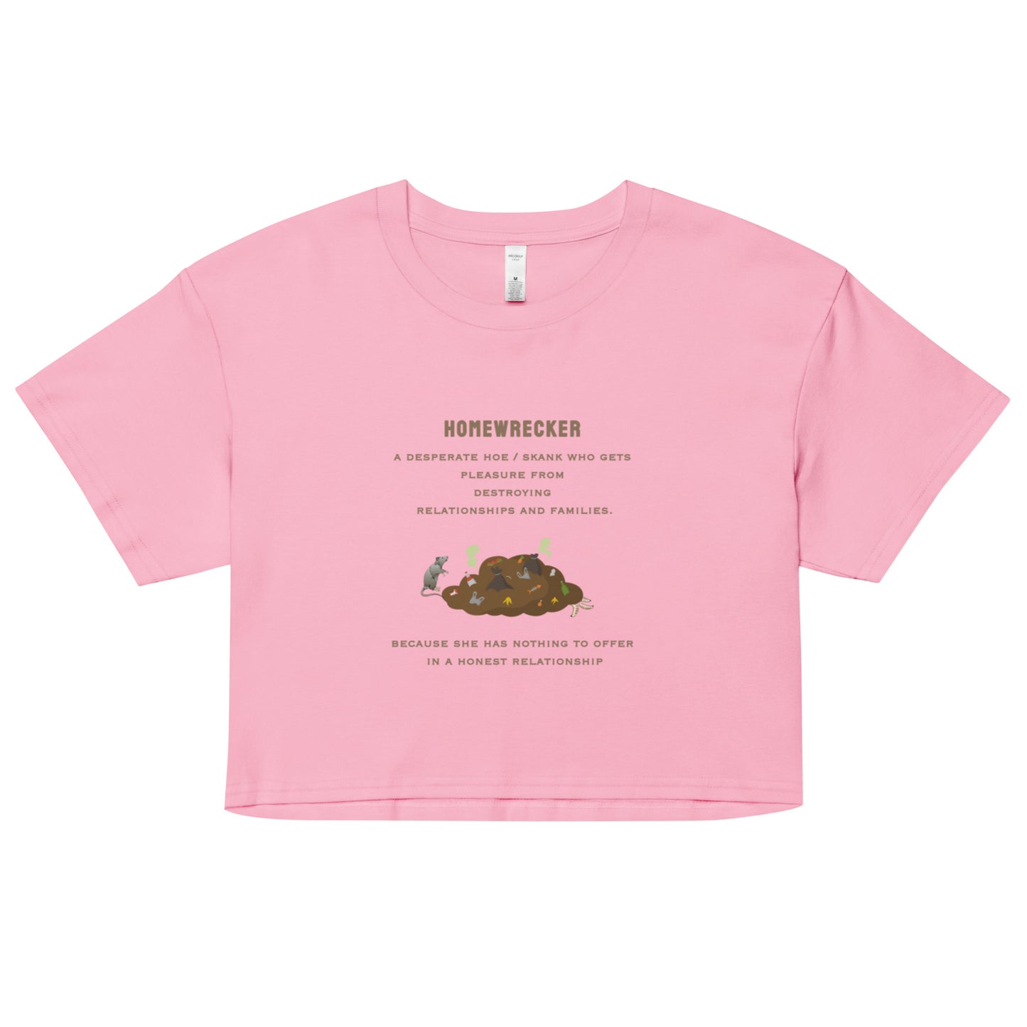 Home Wrecker - A Desperate Hoe - Women’s crop top - by RecreatingKrista