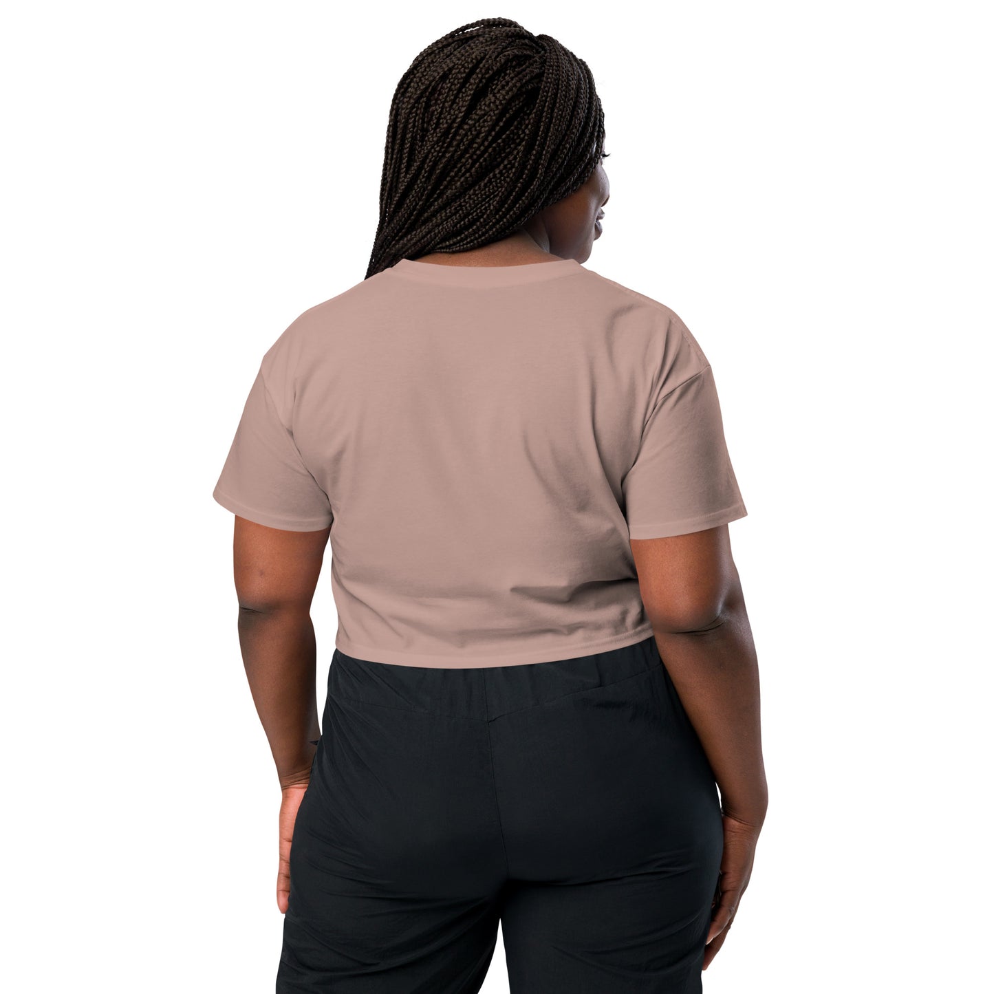 Women's Fitness Crop Athletic Determined Fitness Crop by EraofInk