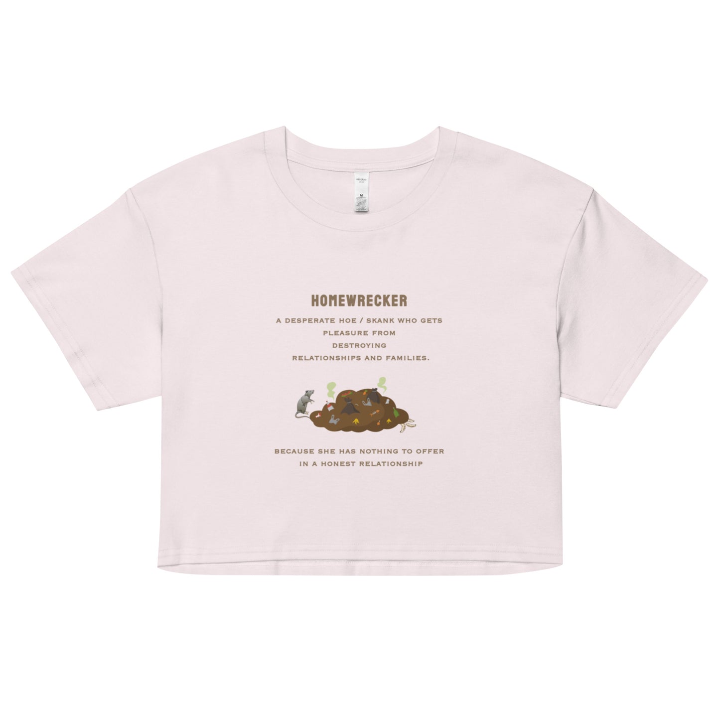 Home Wrecker - A Desperate Hoe - Women’s crop top - by RecreatingKrista