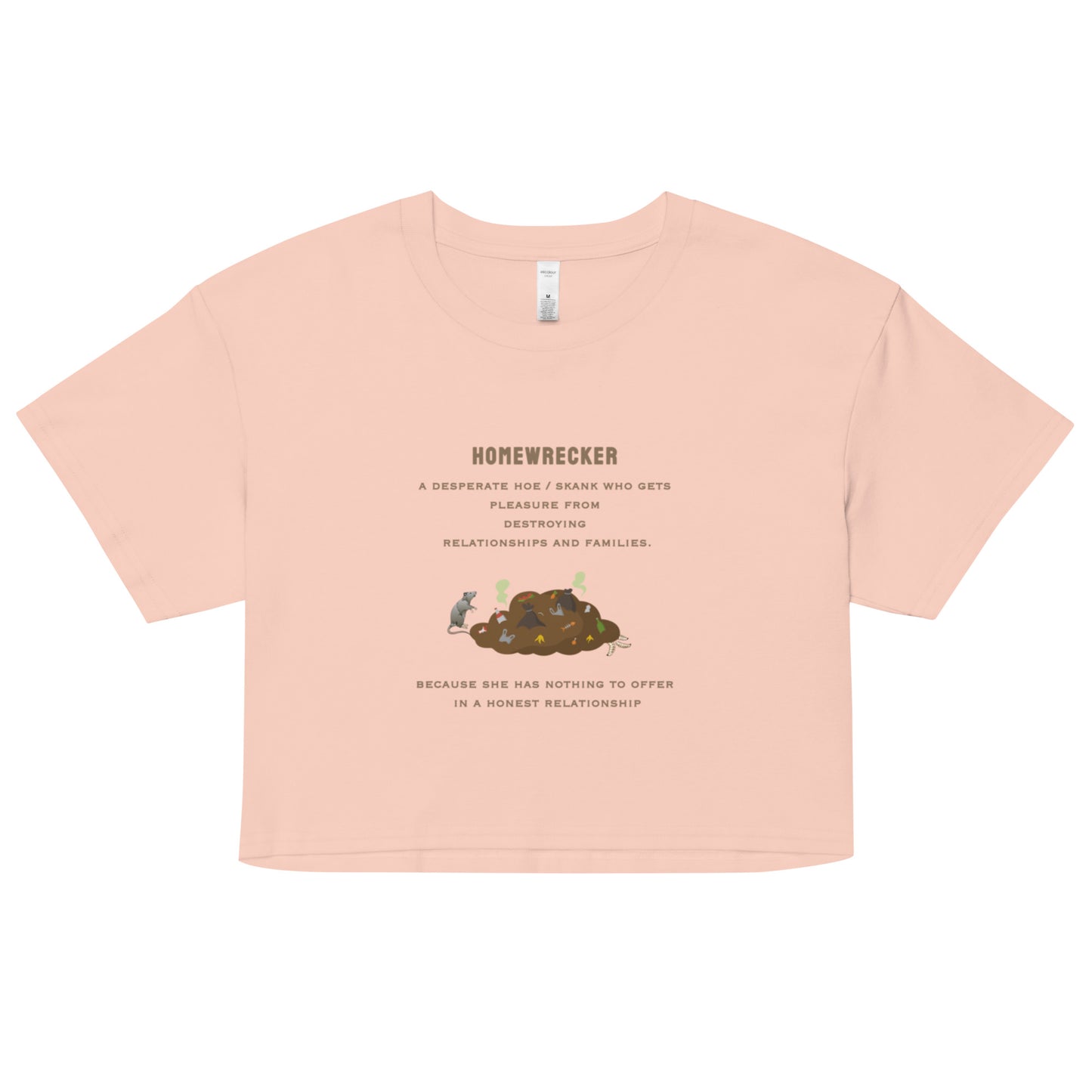 Home Wrecker - A Desperate Hoe - Women’s crop top - by RecreatingKrista