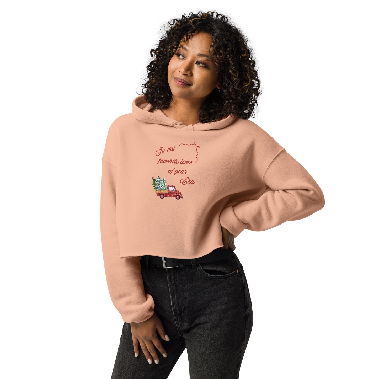 In My Favorite Time of the Year Era Crop Hoodie by EraofInk