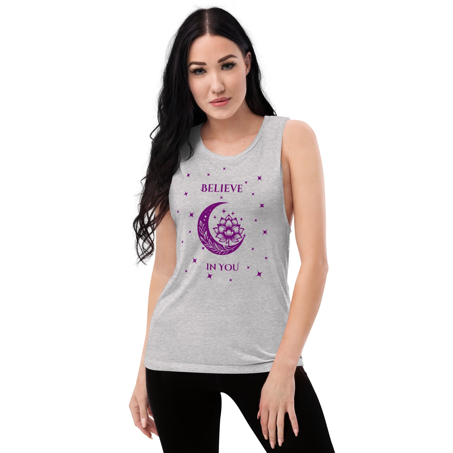 Believe in You Metaphysical Theme Ladies’ Muscle Tank by EraofInk