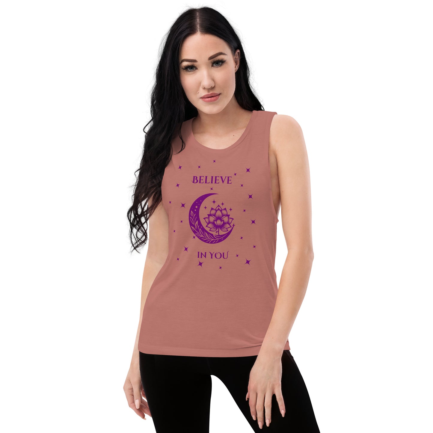 Believe in You Metaphysical Theme Ladies’ Muscle Tank by EraofInk