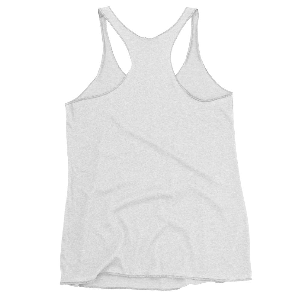 Blue-Eyed Queen of Hearts Women's Racerback Tank by EraofInk
