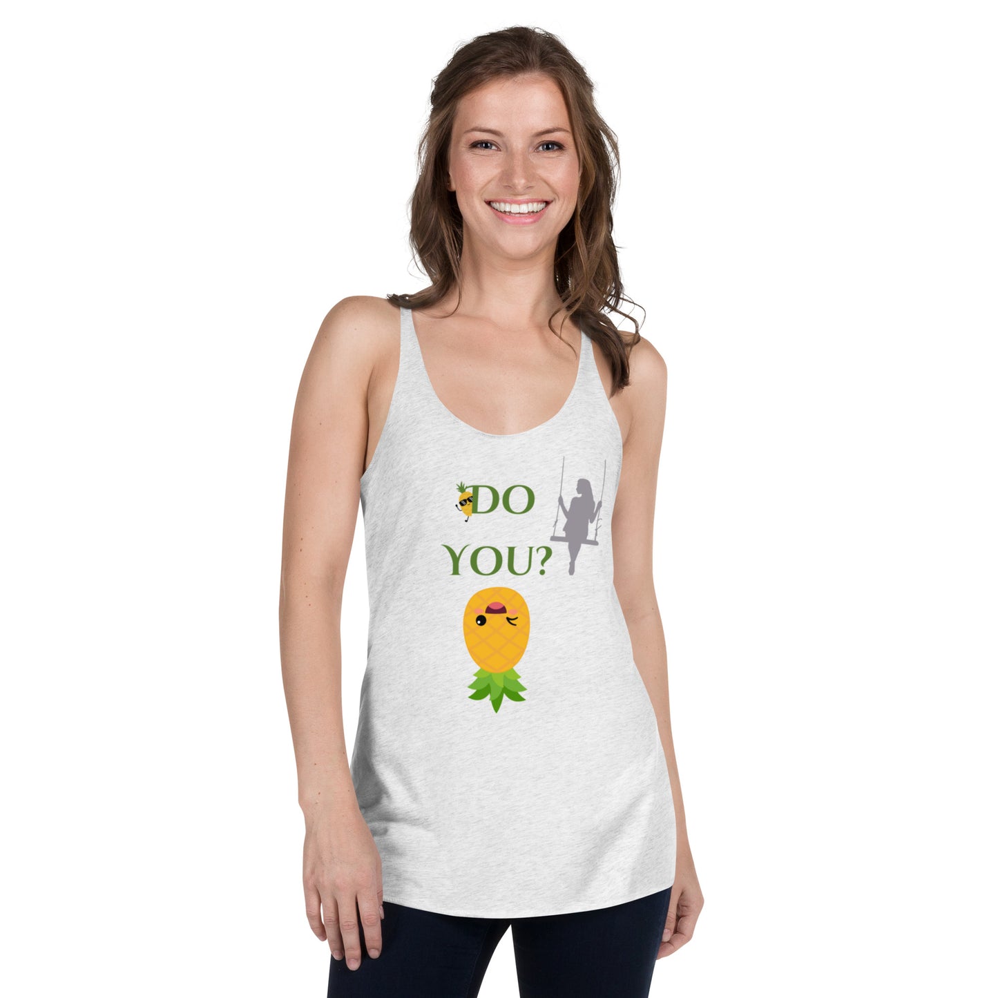 Do You ? Swinger Lifestyle Women's Racerback Tank by EraofInk