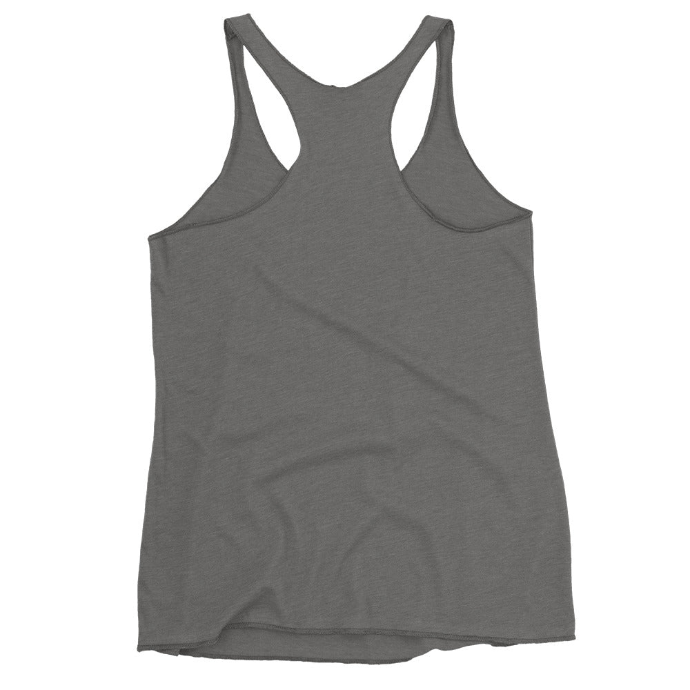 Blue-Eyed Queen of Hearts Women's Racerback Tank by EraofInk