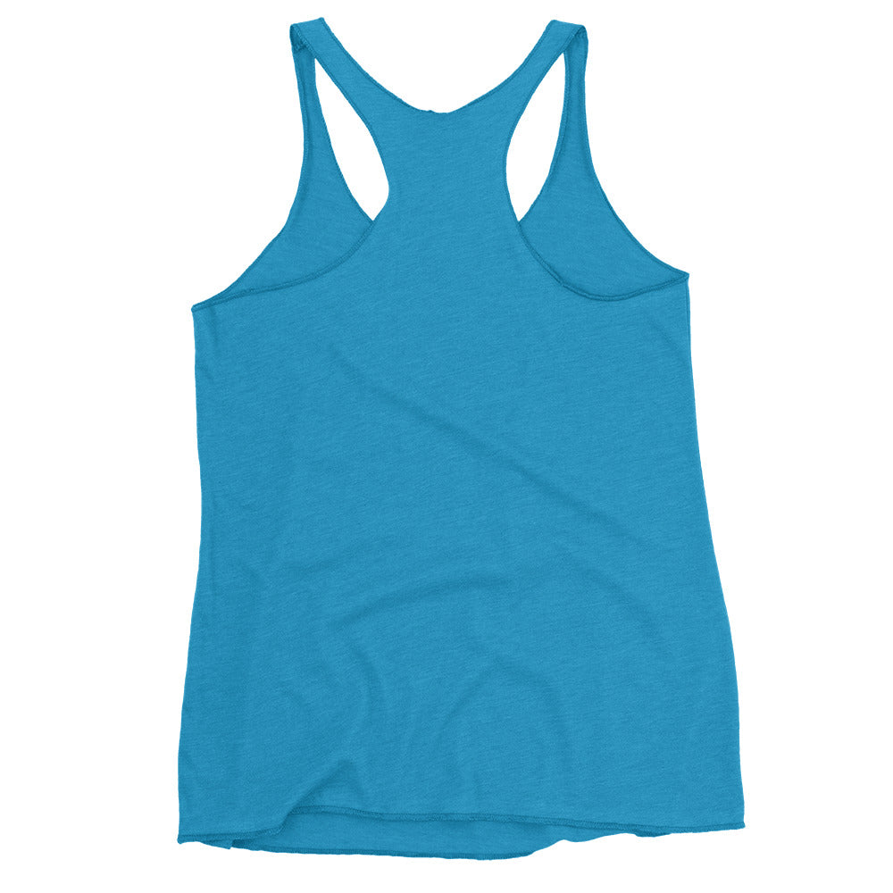 Blue-Eyed Queen of Hearts Women's Racerback Tank by EraofInk