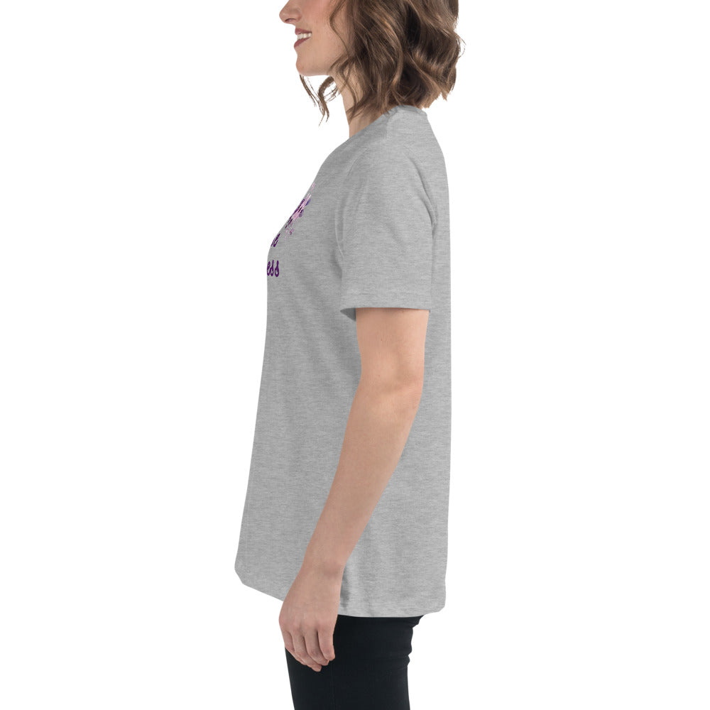 Choose Kindness Lavender Women's Relaxed Tee by EraofInk