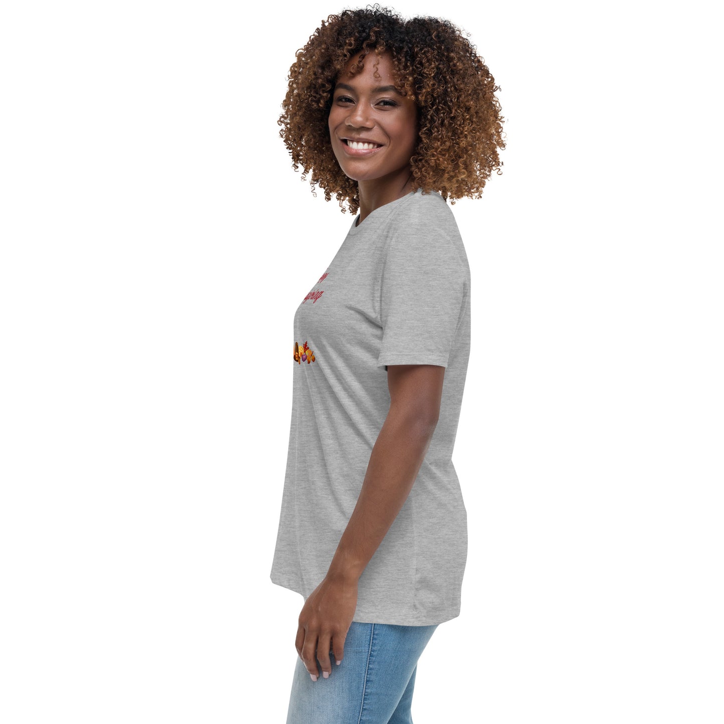 Happy Thanksgiving Women's Relaxed Tee by EraofInk