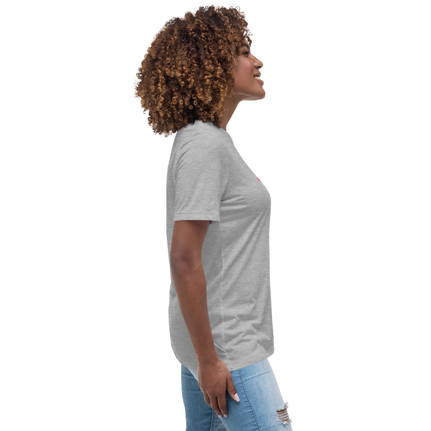 Grateful Heart with Sketched Heart Women's Relaxed Tee by EraofInk
