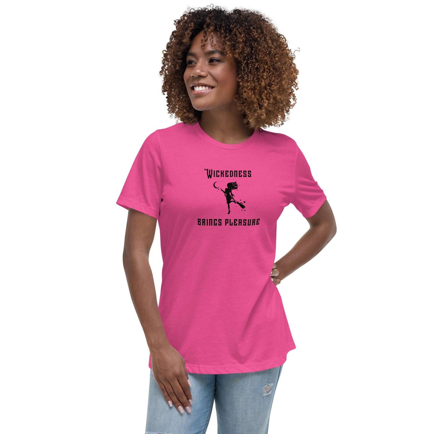 Wickedness Brings Pleasure Women's Relaxed Tee by EraofInk
