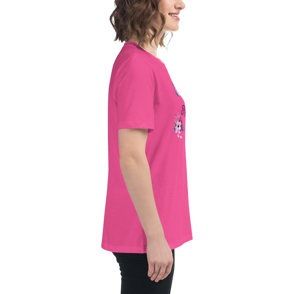 Choose Kindness Lavender Women's Relaxed Tee by EraofInk