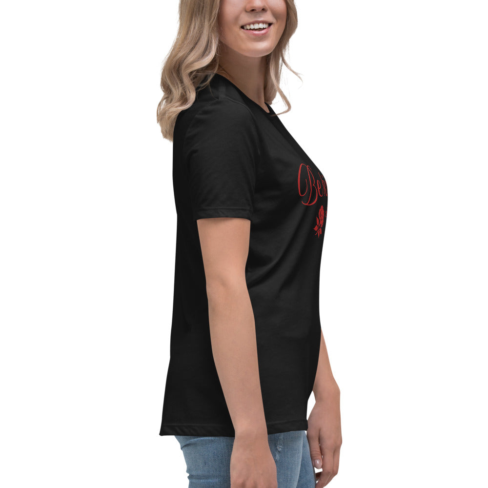 Be Kind - of a B - Women's Relaxed T-Shirt - by RecreatingKrista