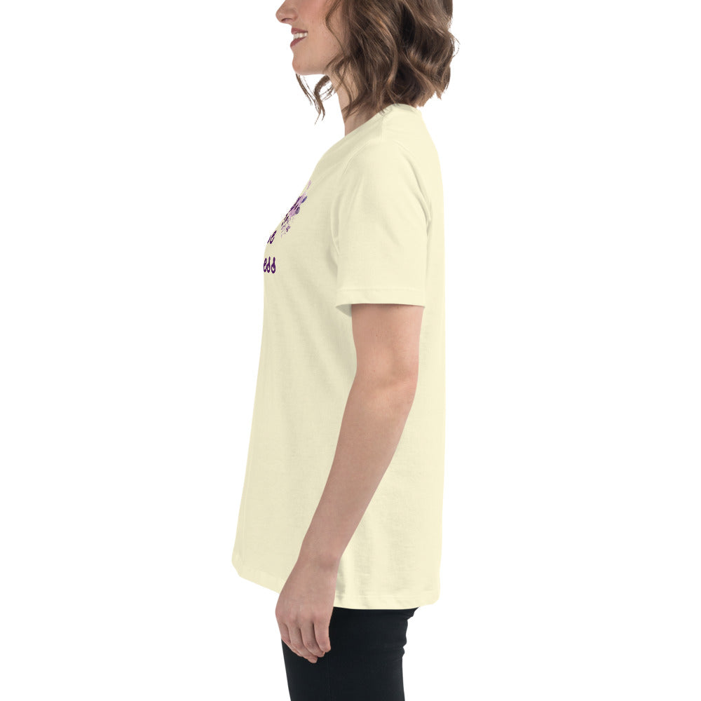 Choose Kindness Lavender Women's Relaxed Tee by EraofInk