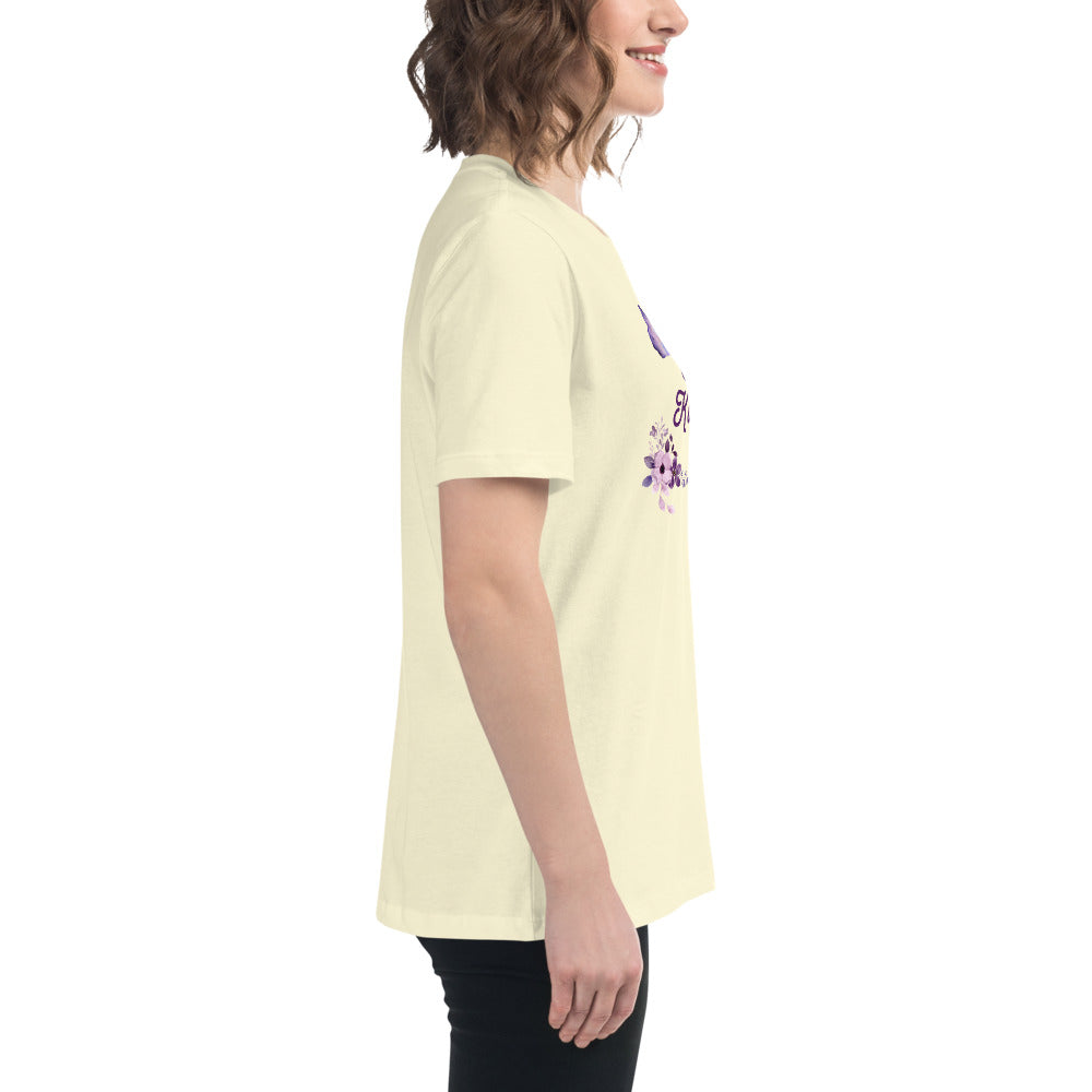 Choose Kindness Lavender Women's Relaxed Tee by EraofInk
