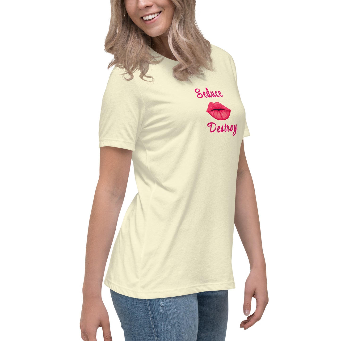 Seduce Destroy Women's Relaxed Tee by EraofInk