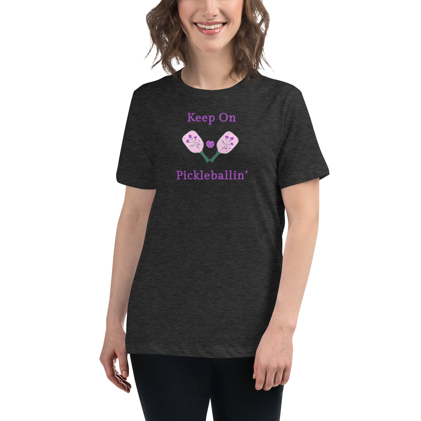Keep on PickleBallin' Women's Relaxed Tee by EraofInk