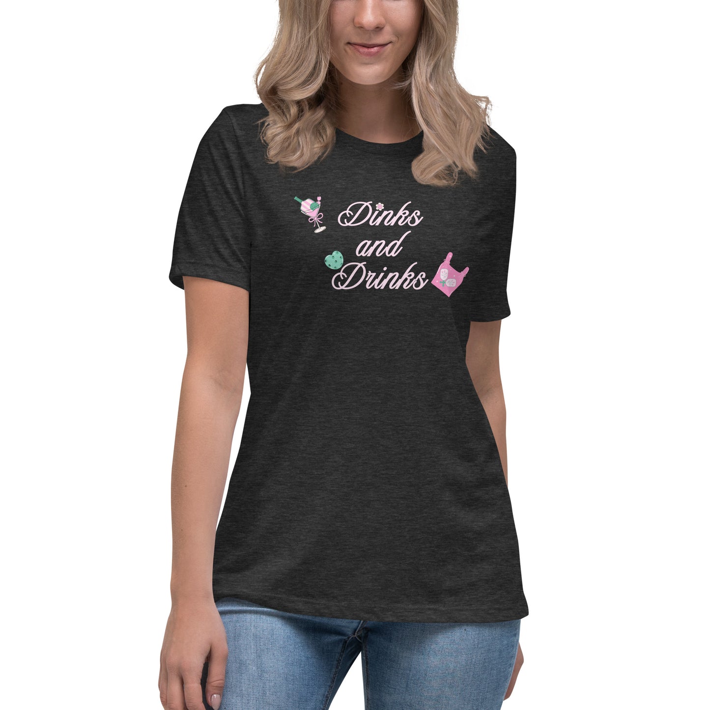 Dinks and Drinks Women's Relaxed Tee by EraofInk