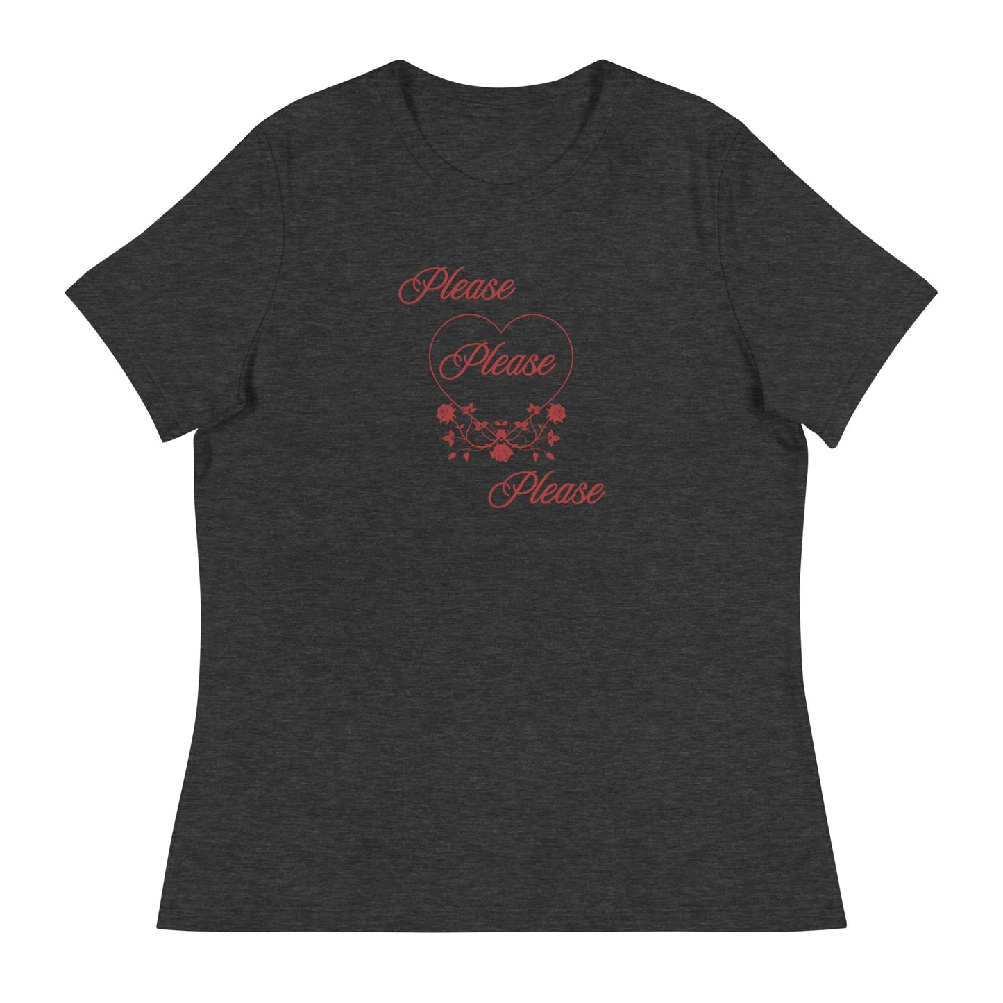 Please Please Please Love and Roses Women's Relaxed Tee by EraofInk