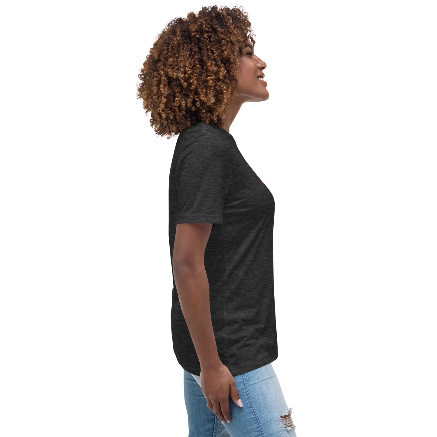 Grateful Heart with Sketched Heart Women's Relaxed Tee by EraofInk