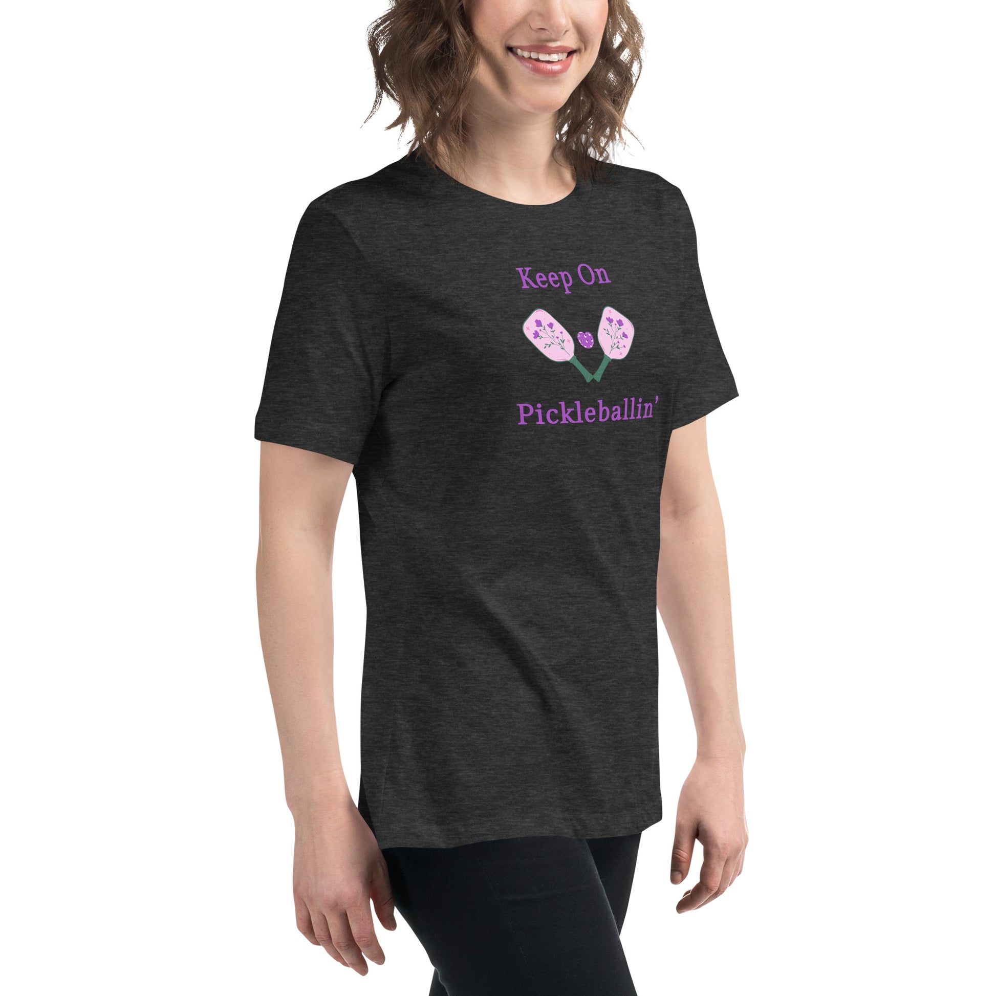 Keep on PickleBallin' Women's Relaxed Tee by EraofInk