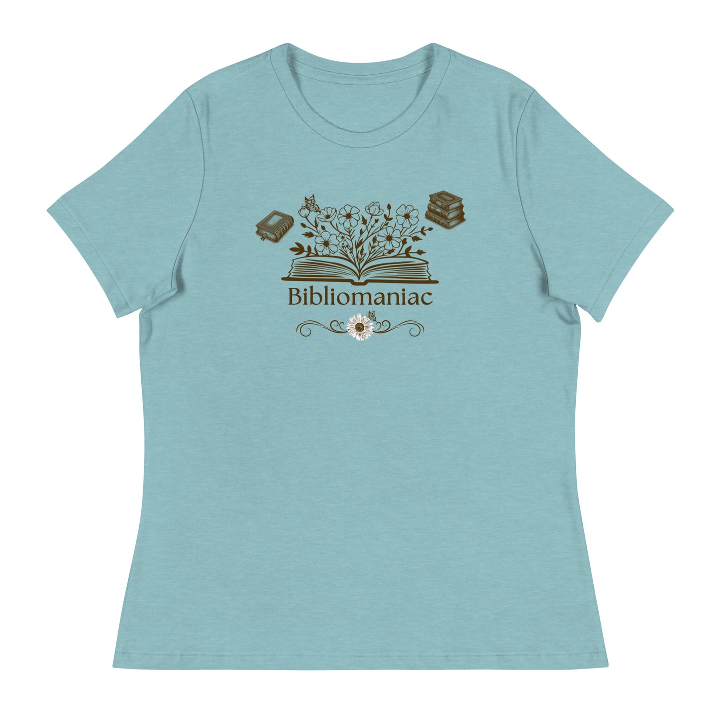 Bibliomaniac Book Lover Women's Relaxed Tee by EraofInk