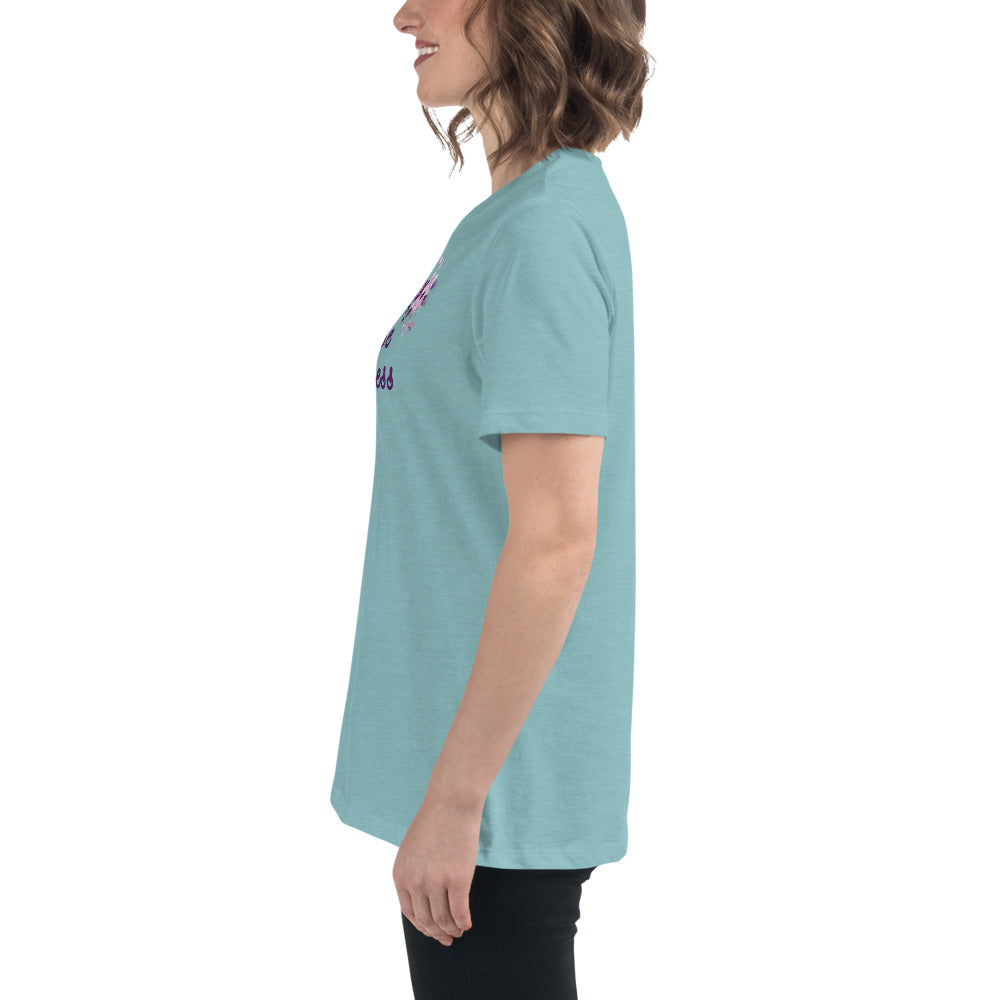 Choose Kindness Lavender Women's Relaxed Tee by EraofInk