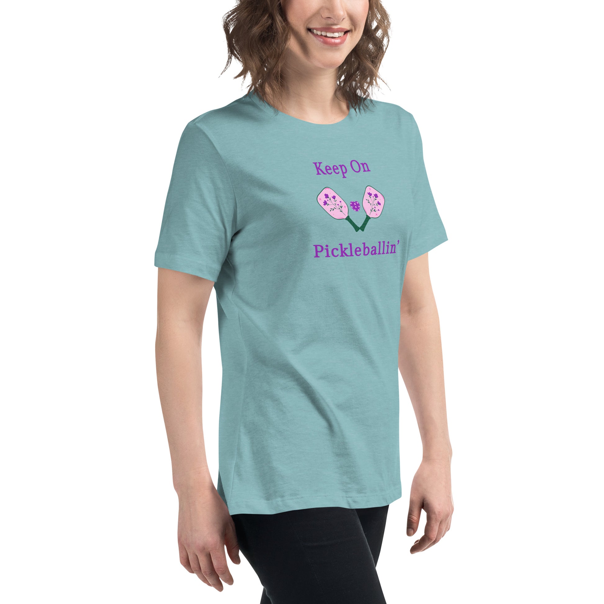 Keep on PickleBallin' Women's Relaxed Tee by EraofInk