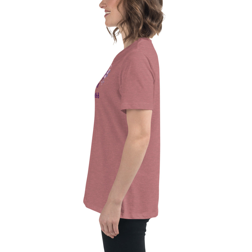 Choose Kindness Lavender Women's Relaxed Tee by EraofInk
