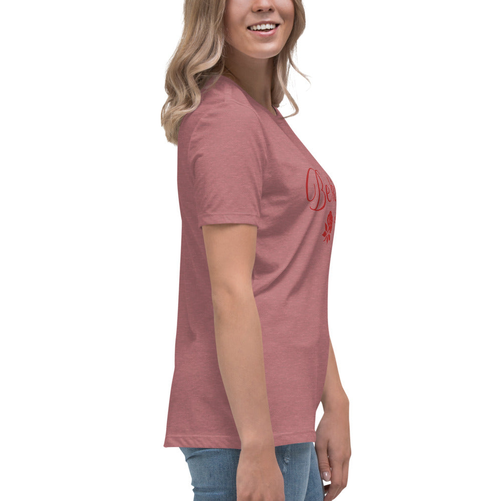 Be Kind - of a B - Women's Relaxed T-Shirt - by RecreatingKrista
