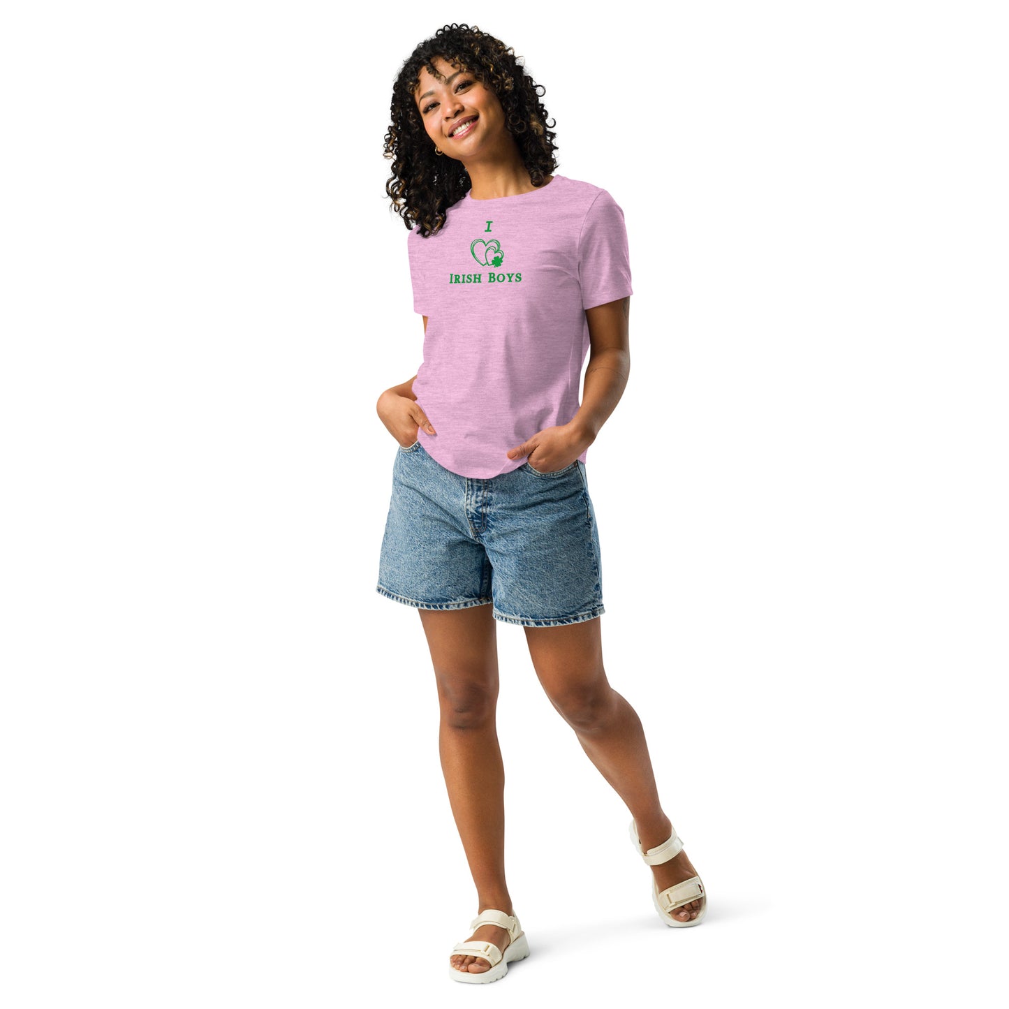 I Love Irish Boys Women's Relaxed Tee by EraofInk