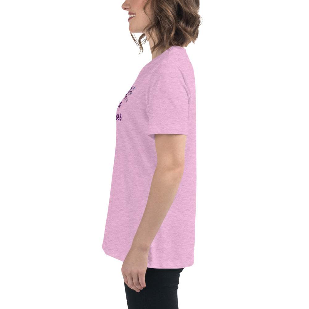 Choose Kindness Lavender Women's Relaxed Tee by EraofInk