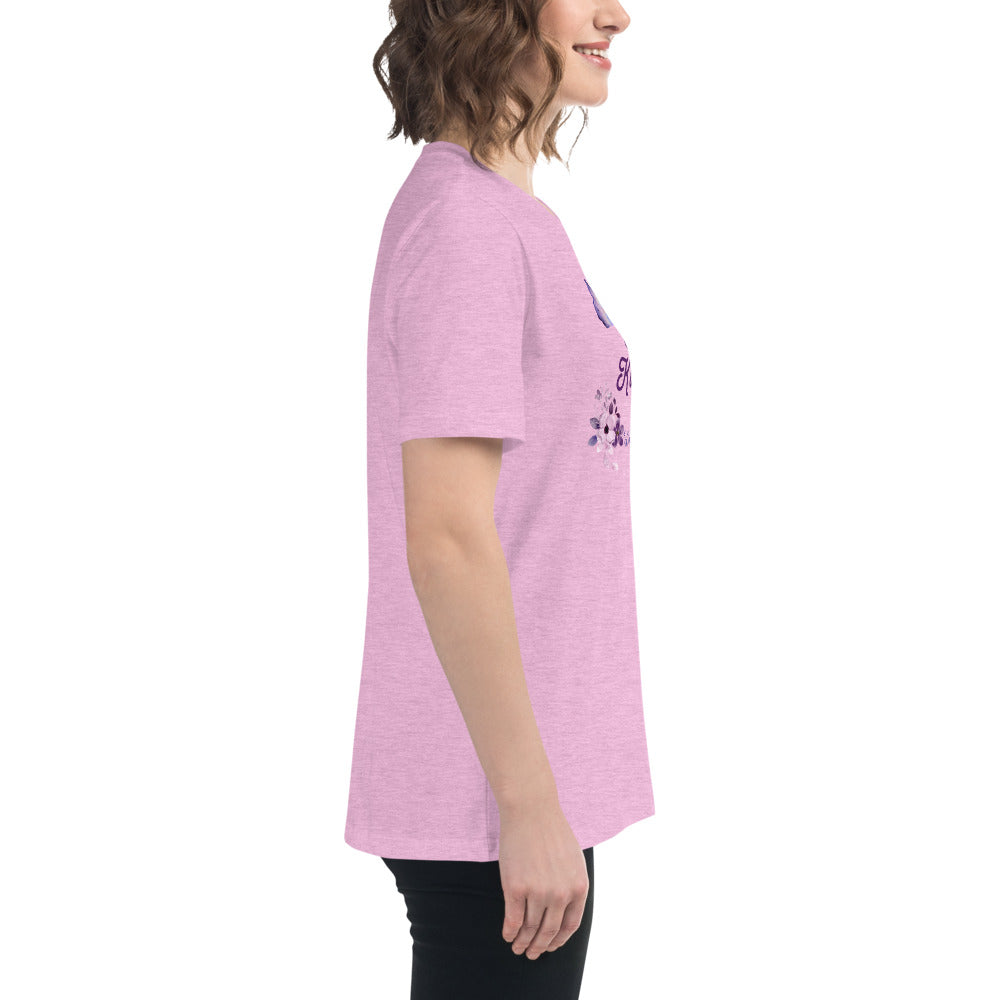 Choose Kindness Lavender Women's Relaxed Tee by EraofInk