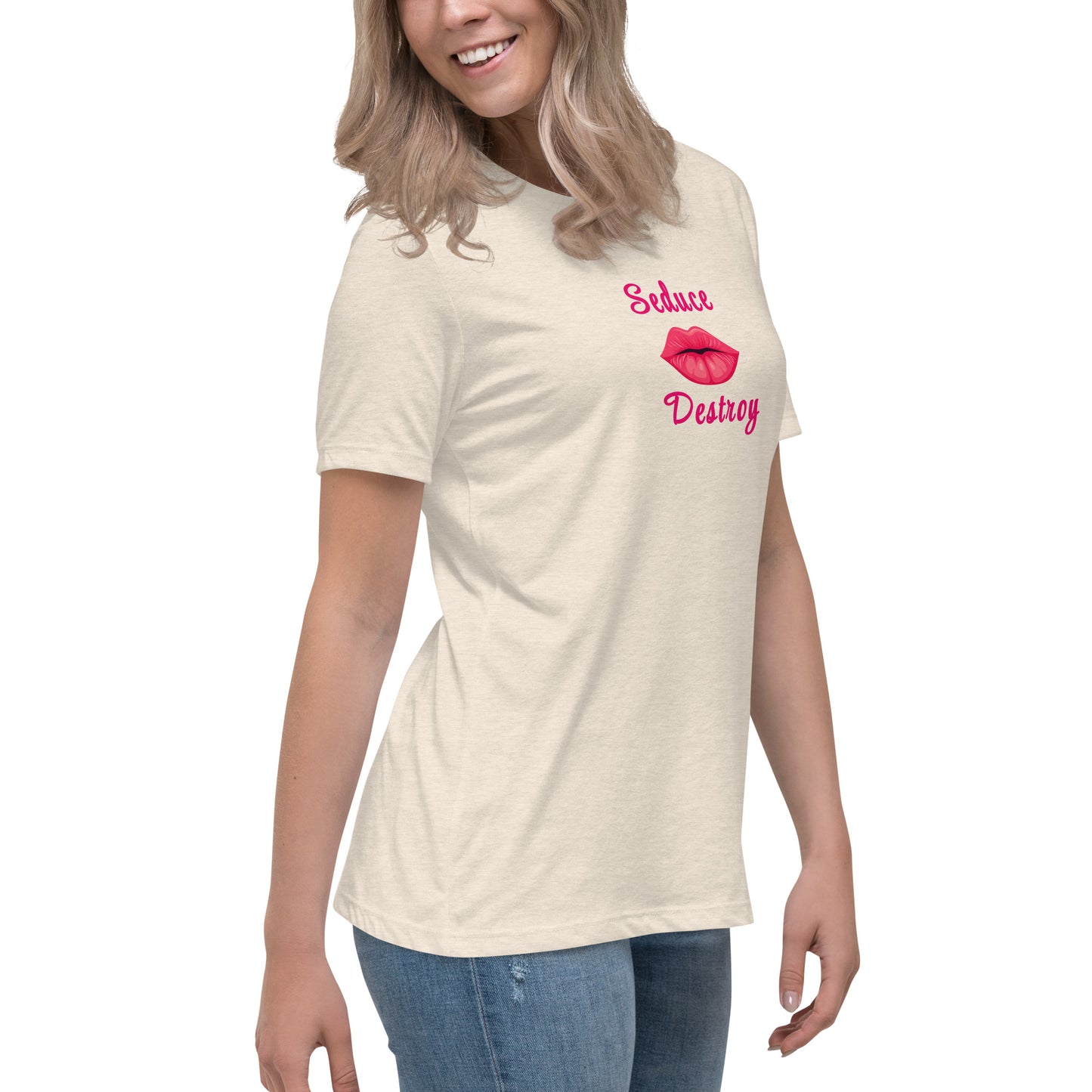 Seduce Destroy Women's Relaxed Tee by EraofInk