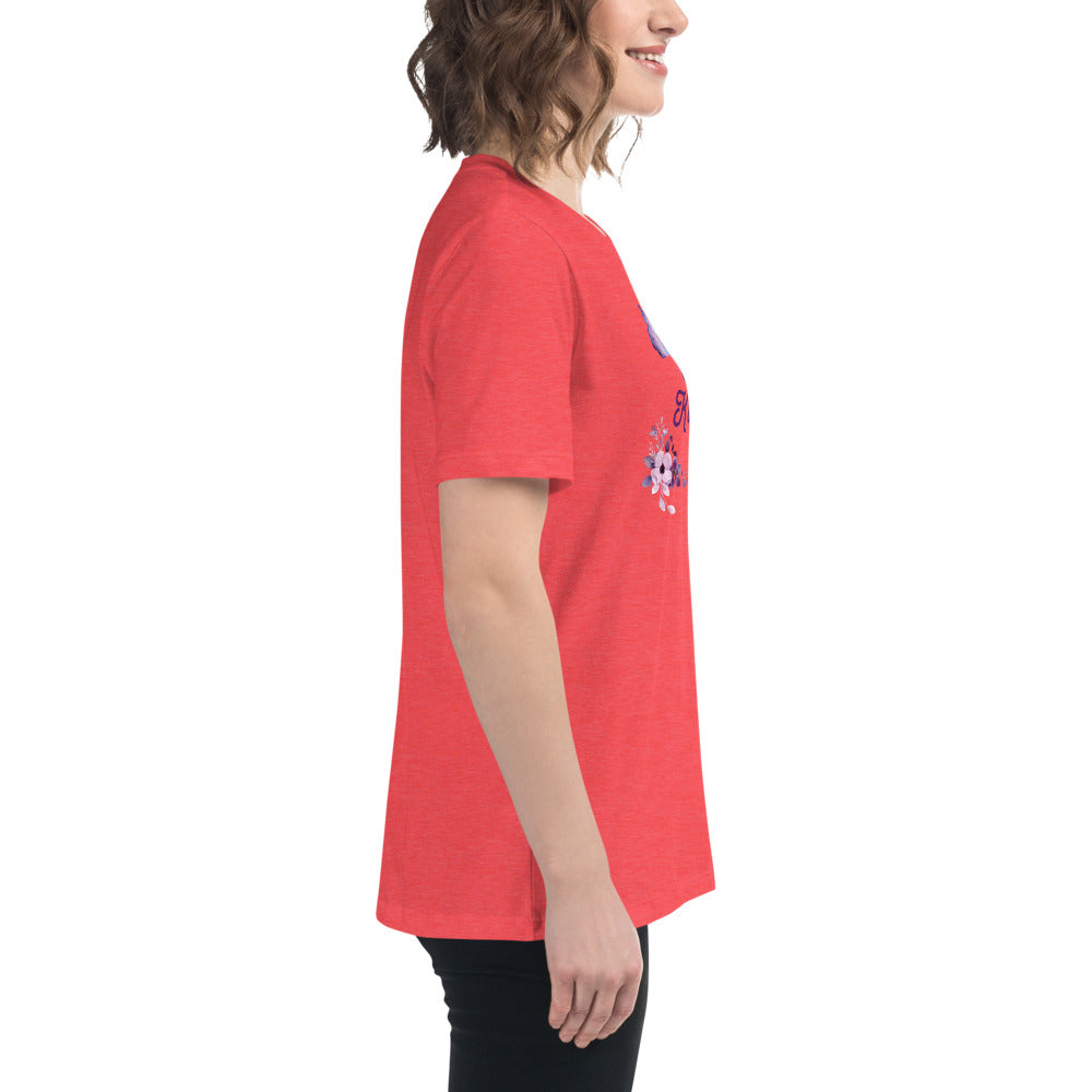 Choose Kindness Lavender Women's Relaxed Tee by EraofInk