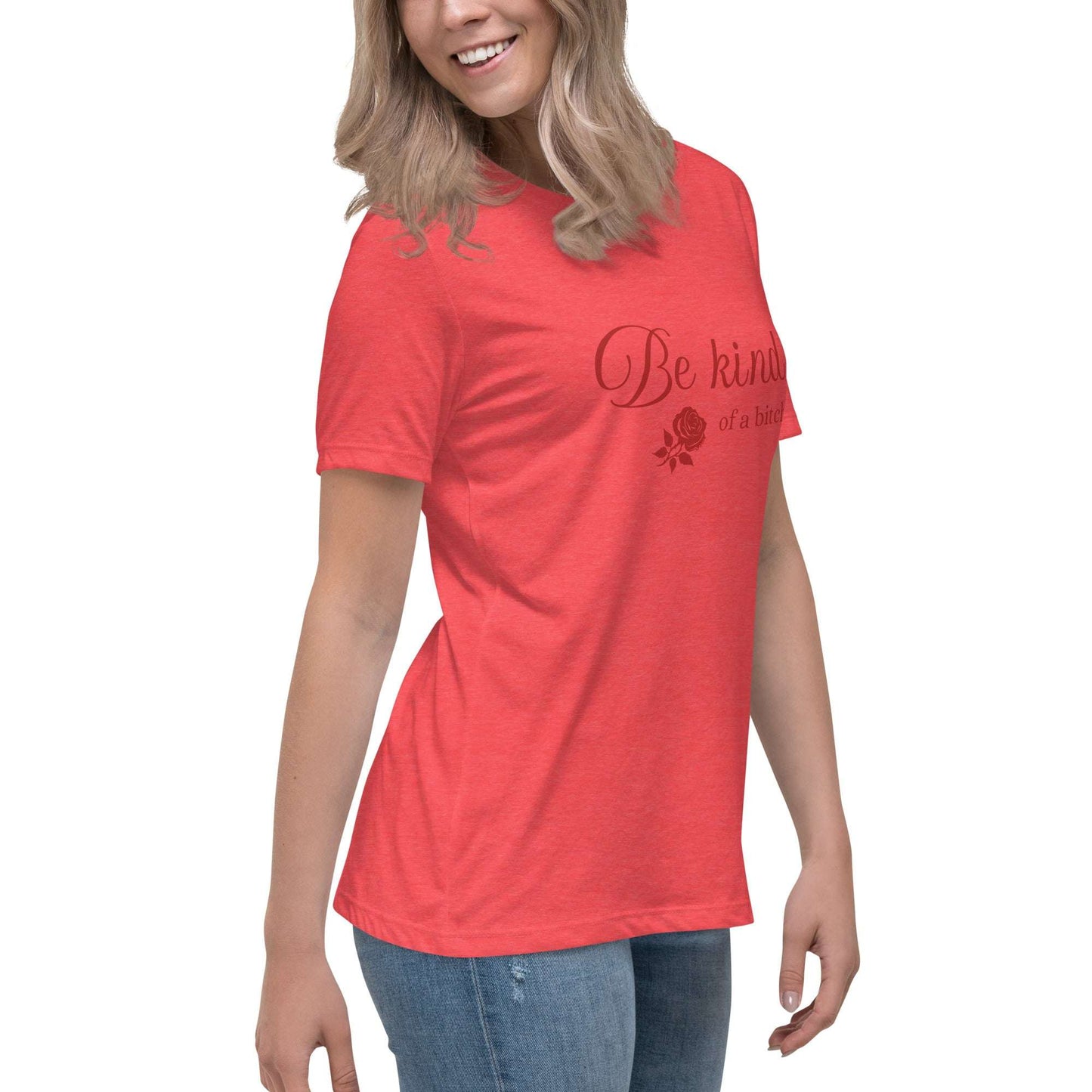 Be Kind - of a B - Women's Relaxed T-Shirt - by RecreatingKrista