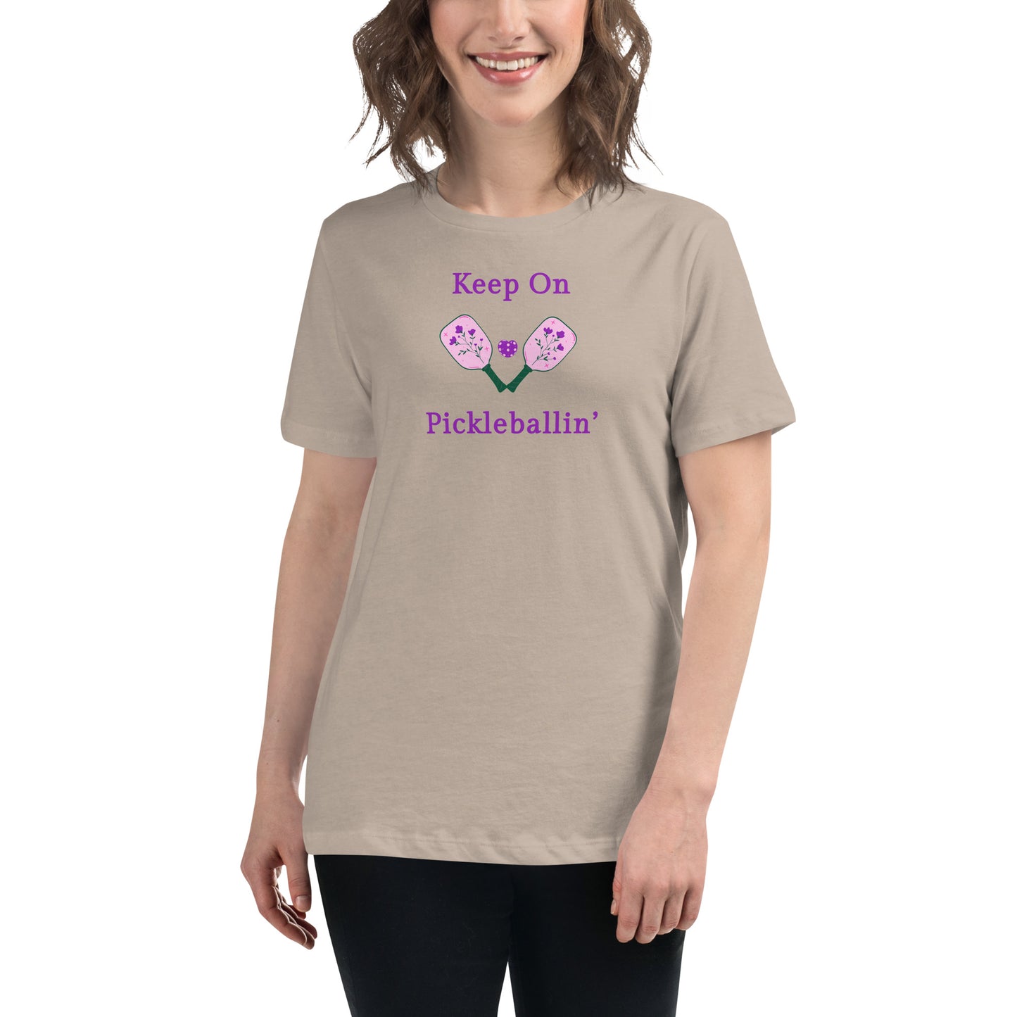 Keep on PickleBallin' Women's Relaxed Tee by EraofInk