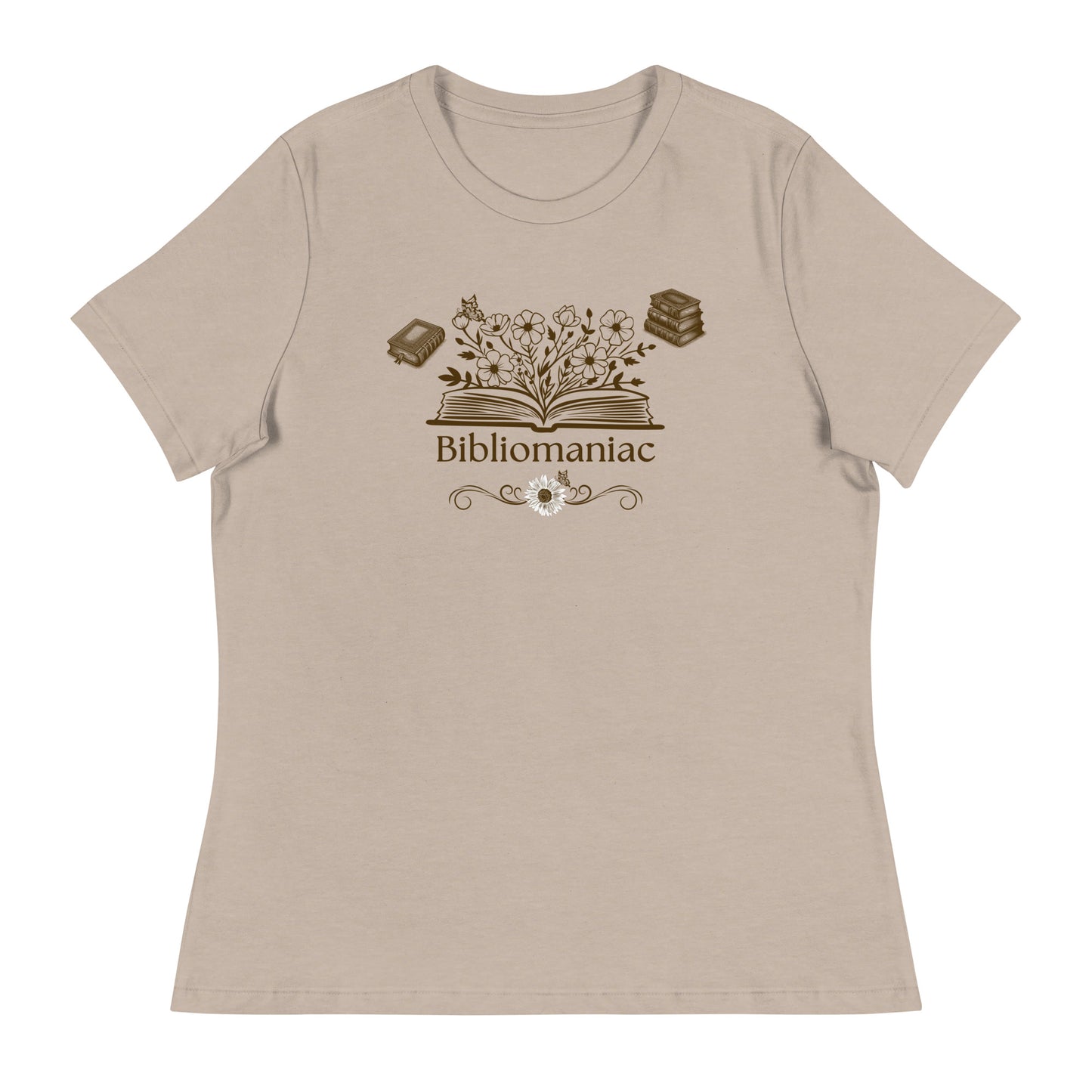 Bibliomaniac Book Lover Women's Relaxed Tee by EraofInk
