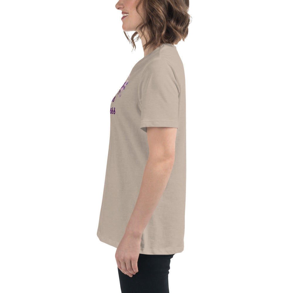Choose Kindness Lavender Women's Relaxed Tee by EraofInk