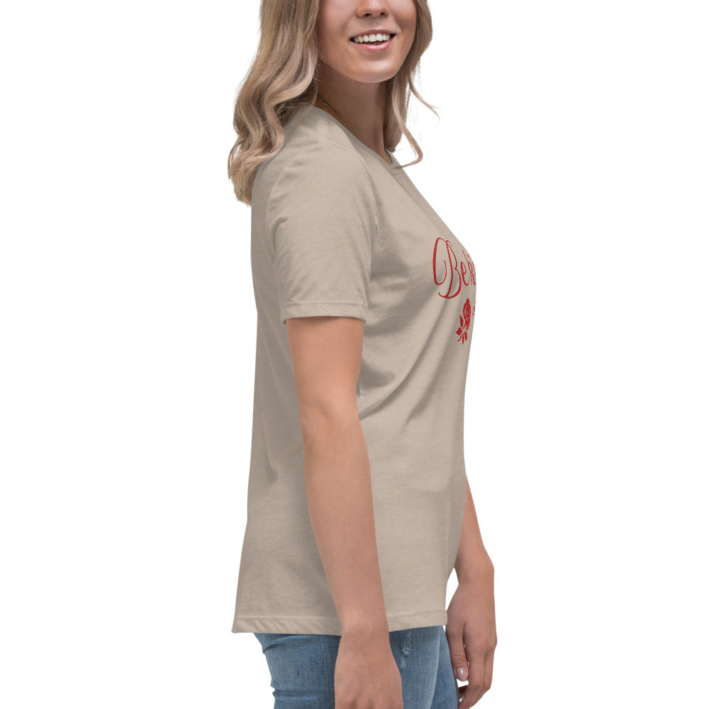Be Kind - of a B - Women's Relaxed T-Shirt - by RecreatingKrista