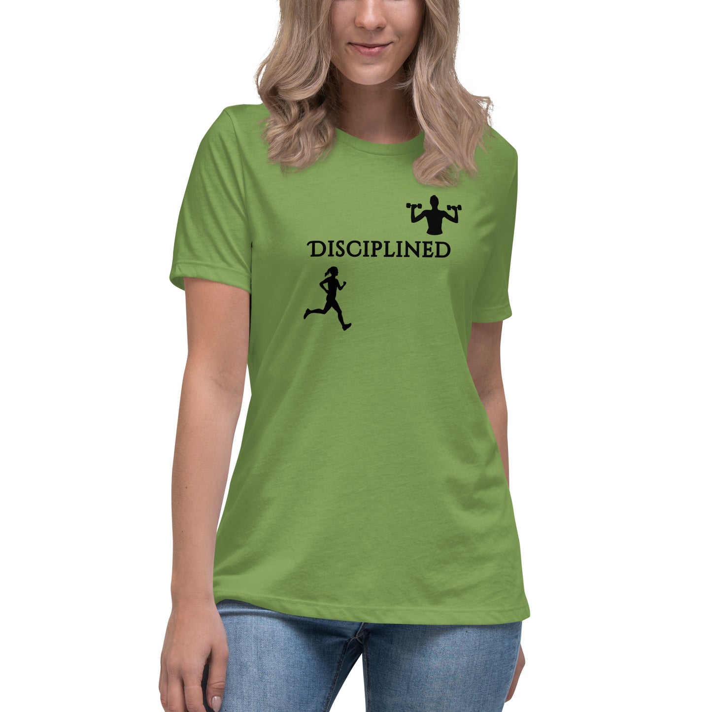 Disciplined Women's Fitness Relaxed Tee by EraofInk