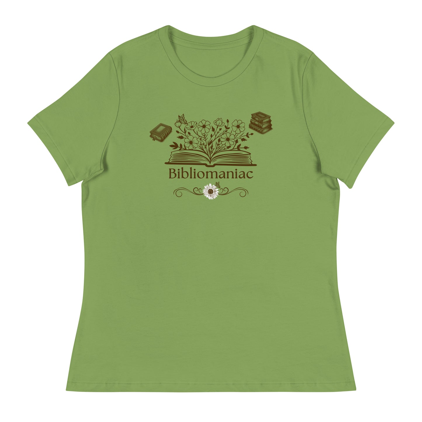 Bibliomaniac Book Lover Women's Relaxed Tee by EraofInk
